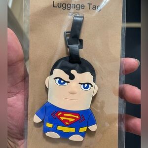 Superman & Captain America Luggage Tag